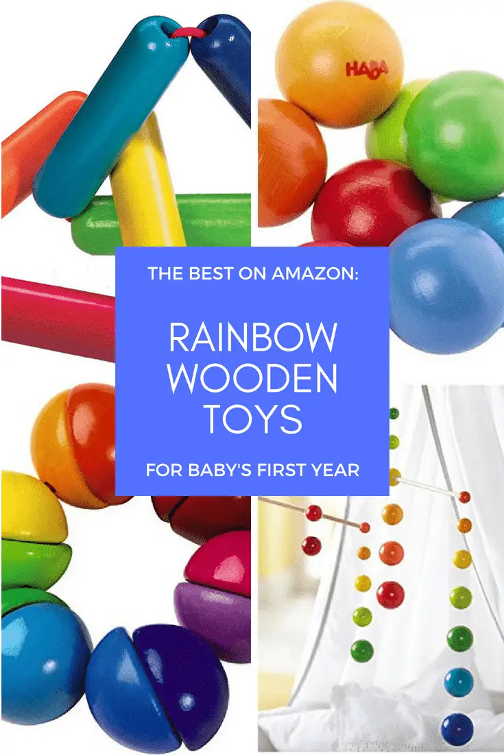 Rainbow Wooden Toys for Baby