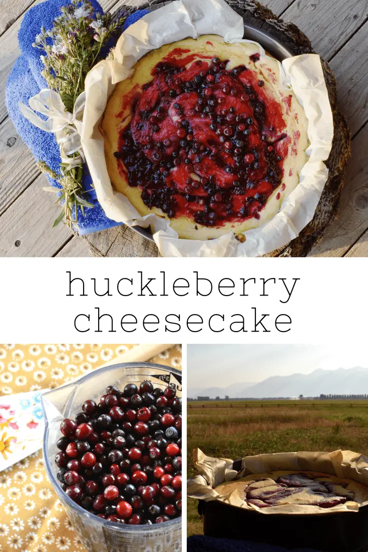 huckleberry cheesecake recipe jackson hole blog cabin