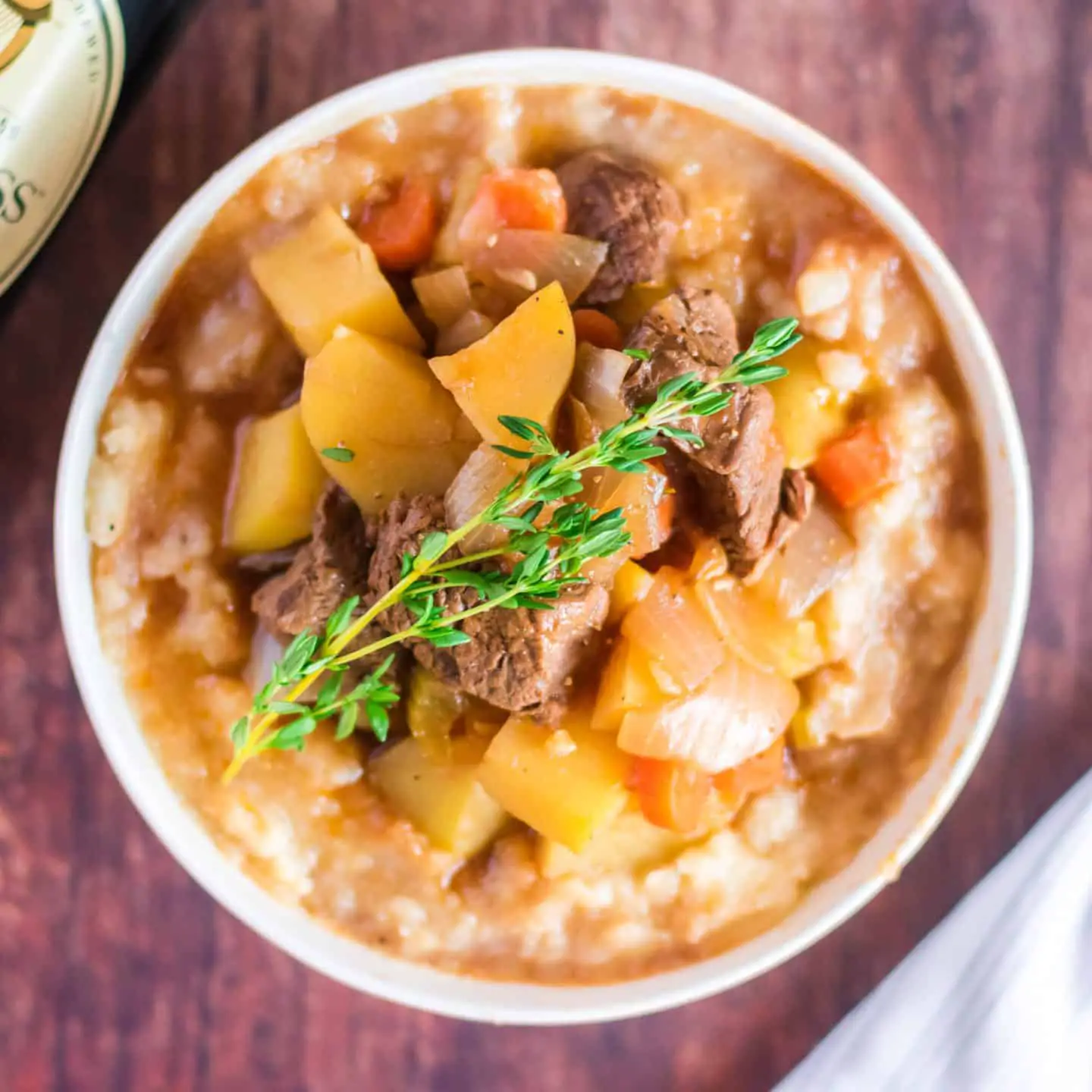 slow cooker guinness beef stew