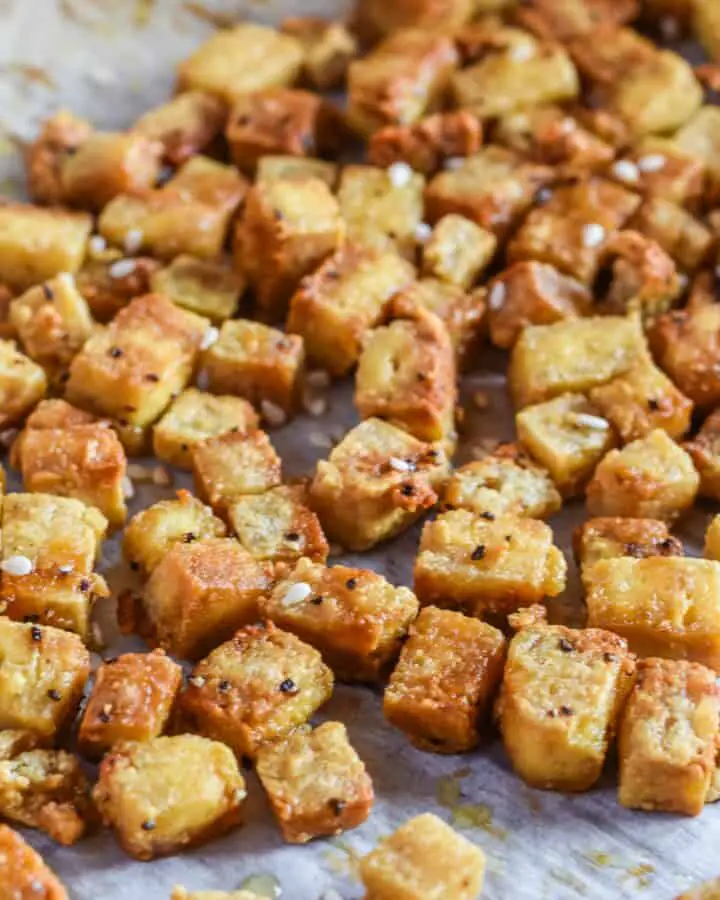 crispy baked tofu