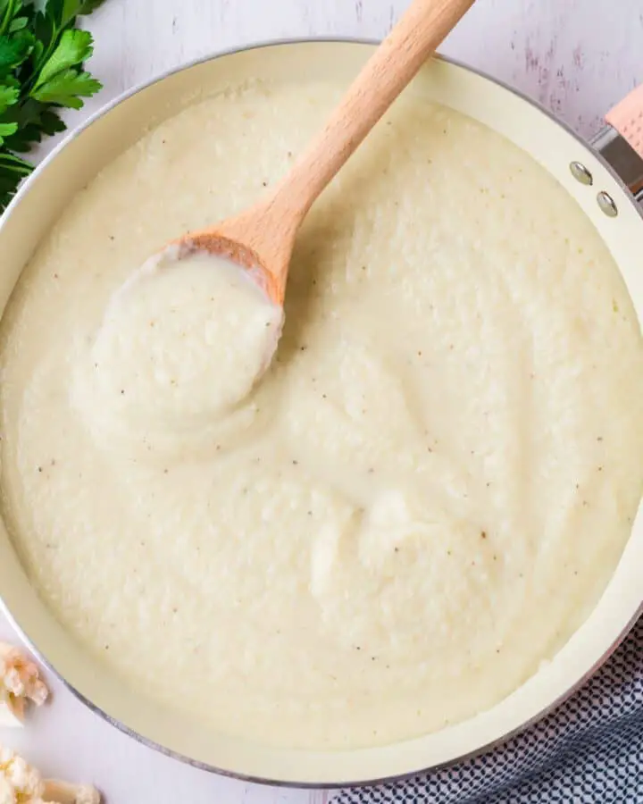 creamy vegan cauliflower sauce