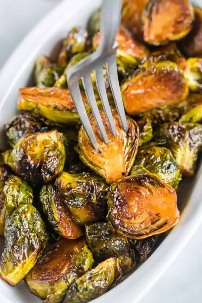 roasted brussels sprouts with balsamic