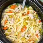 easy crockpot chicken noodle soup