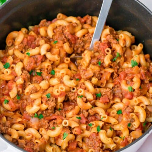 American Goulash Recipe | Ready in 5 Steps + Cooks in One Pot