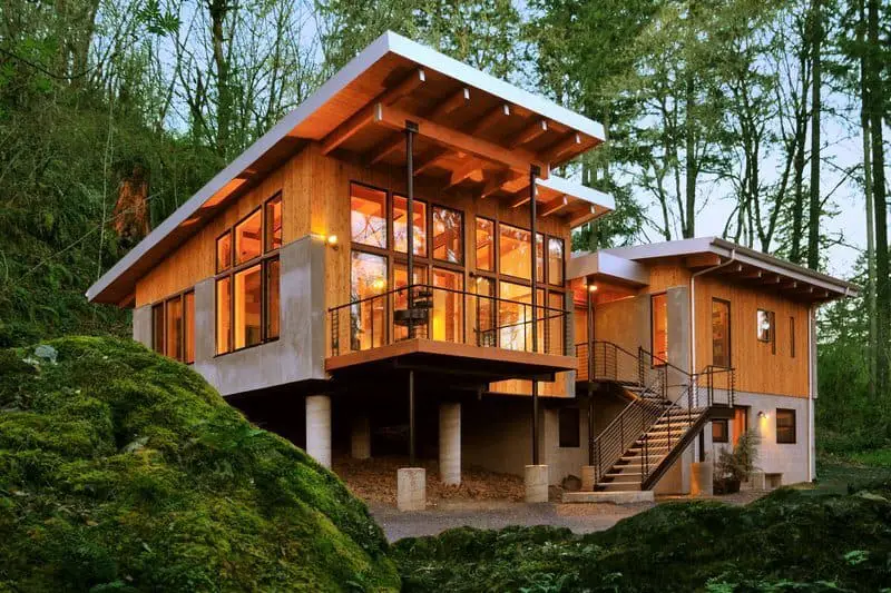 modern cabin plans