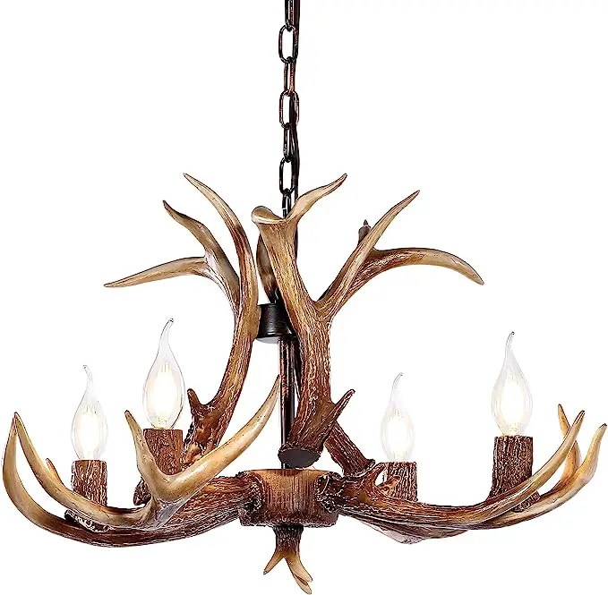 deer antler chandelier