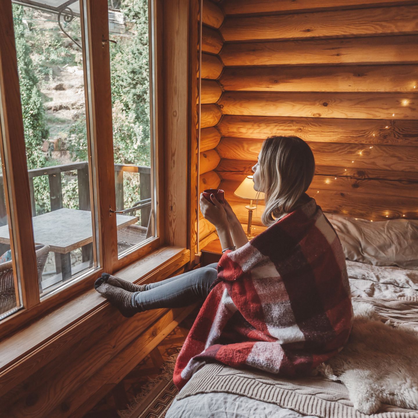 get cozy in your cabin