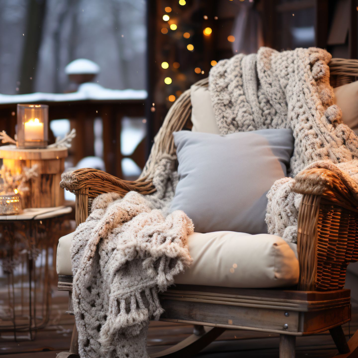 ways to decorate your cabin porch
